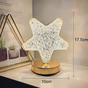 Lampara Decorativa De Cristal Recargable