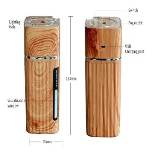 Humificador L1 Color Madera Clara Y Oscu