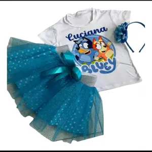 Conjunto tutú niña bluey y bingo