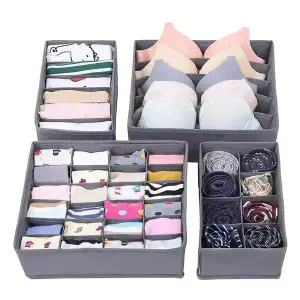 Set Organizador Ropa Interior x 4 Pzas