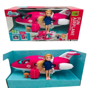 Avión desplegable Barbie