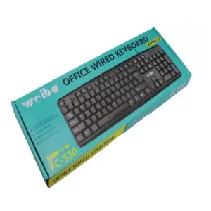 TECLADO SENCILLO WEIBO FC-530