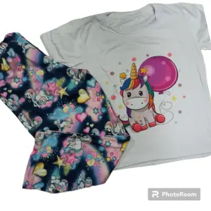 Pijama Piel de durazno Unicornio Niña