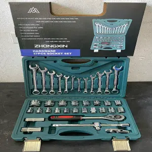 set de rachet copas y llaves de 37piezas