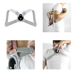 Corrector postura con pantalla LED