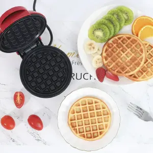 MINI WAFFLERA ELECTRCIA 350W ANTIHADEREN