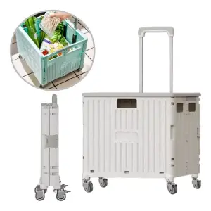 Carrito Plegable Portátil De Compras