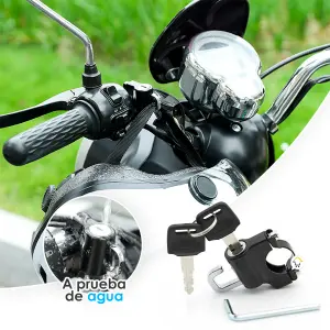 Candado Casco Motocicleta CSM01