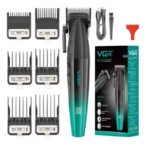 Máquina de Cortar Pelo VGR 003 Negra 110