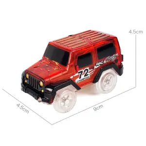 Magic Track Carro Luz Pista 56 Piezas