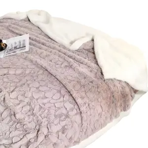 Cobija Oleowrap Ovejero Lila Crem Doble