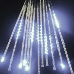 Lagrima blanco led Naviadad 50cm