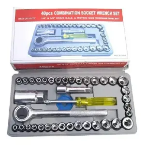 uego De Copas Ratchet 40 Piezas + Caja