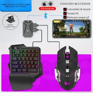 Combo Gamer Para Celular Rgb 3en1 G98 AA