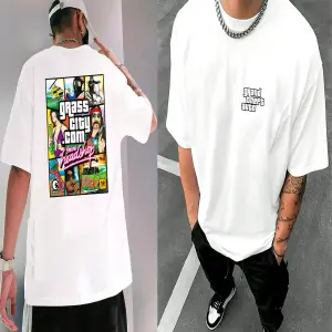 Camiseta gráfica OVERSIZE - 731711