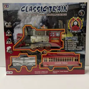 Tren Clasico Electrico Con Pista 13 PIez