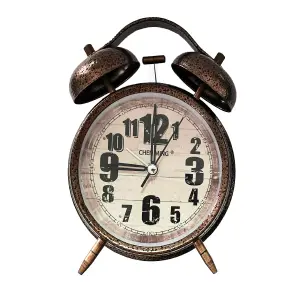 Reloj De Mesa Vintage Moderno Alarma