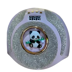 Lampara Uñas Panda Uv Led Pantalla Rosa