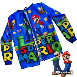 Delantal Escolar Mario Bros: ¡A la aventura! - DelantalEscolar Mario Bros