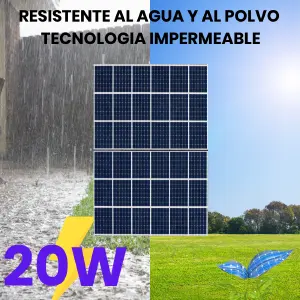 Panel Solar De Bateria Interna GD120S