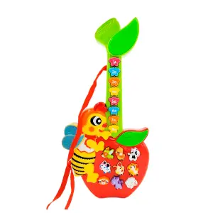 Piano Guitarra Abeja Animales Musica Beb