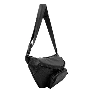 Bolso Riñonera Karla Chacon Luca Negro