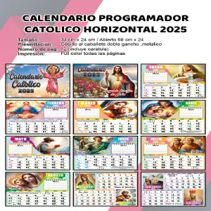 CALENDARIO PROGRAM. CATOLICO HORIZ X12