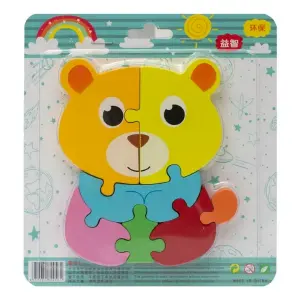 Rompecabezas En Madera Animales Juego
