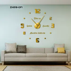 RP-ZH018-F2 RELOJ ADHESIV FRASE HISTORIA