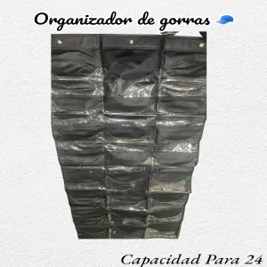Organizador  De 24 Gorras  Detras Puerta