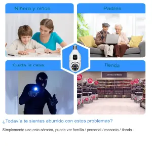 Cámara Bombillo Robot 2 Lentes V380