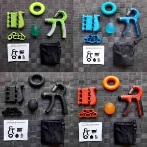 Juego de 6 Piezas de Fuerza de Agarre: Fortalece tus Manos - Juego De 6 Piezas De Fuerza De Agarre
