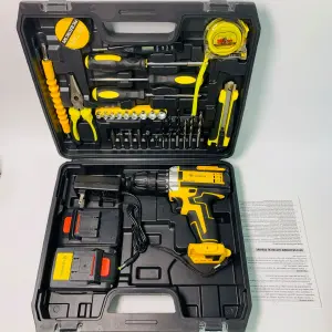 Set de Herramientas Eléctrico con Taladr