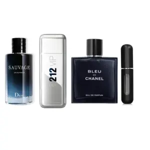 KITX3 (212vip men+bleu+sauvage+perfumero