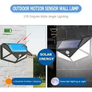 Lámpara Solar 100 Luces Led Exteriores