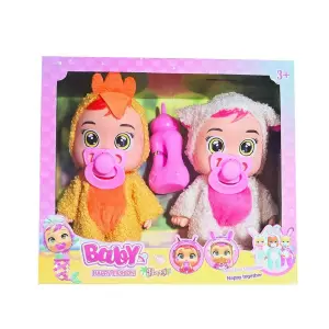 Muñeco Bebe Pijama Lloron Duo Juguete In