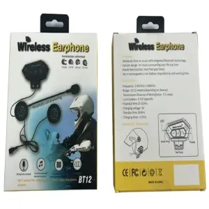 INTERCOMUNICADOR AURICULAR MOTO BT12