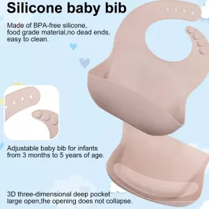 KIT DE COMIDA EN SILICONA PARA BEBE