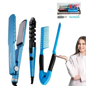 Combo de plancha Nano Titanium 3 En 1