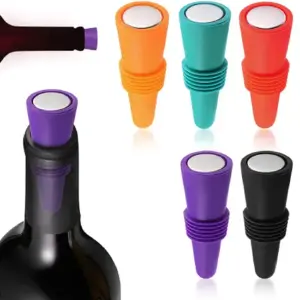 Tapones De Silicona Para Botella X4 Uni