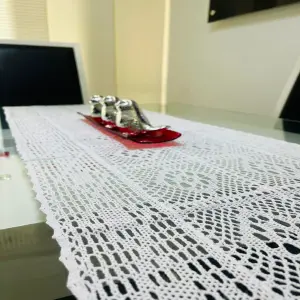 HERMOSO CAMINO DE MESA EN CROCHET