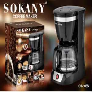 Cafetera Sokany  Con Interruptor CM-108S