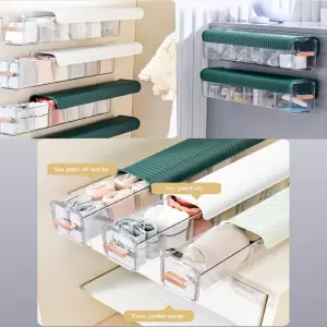 organizador ropa interior adhesivo pared