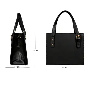 Bolso De Dama Karla Chacon Blau Negro