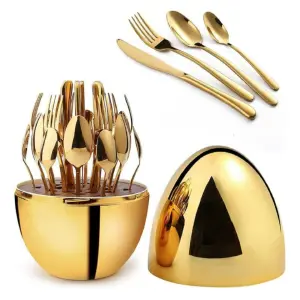 Set de cubiertos huevo