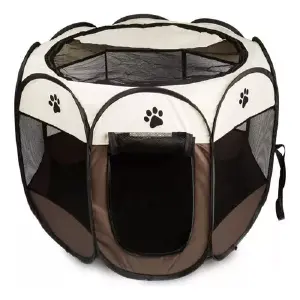 Corral Plegable Para Perro Gato Mascota