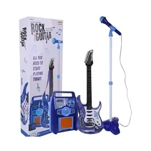 Juego Karaoke Infantil Con Guitarra Eléc