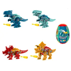 Dinosaurio Rex Tricerapto Armable Juguet