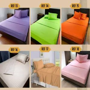 Sábana Unicolor Doble: Suaveza y Elegancia para tu Descanso - Sábana Unicolor Doble
