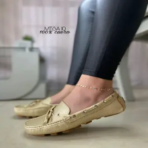 MOCASIN CUERO DAMA